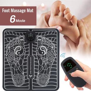 Foot Massager Pad Electric EMAS Feet Muscle Stimulator Tens