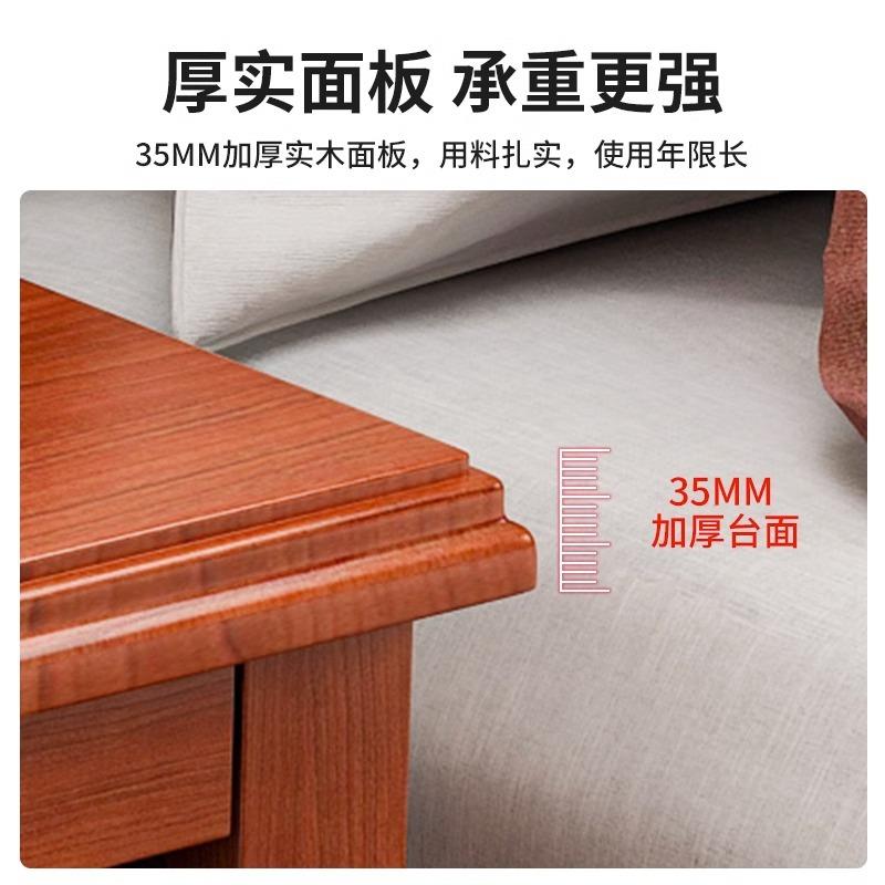 轻实M79WQR9E木床头柜奢华带简约现代锁床头置物架奢感主卧新款小