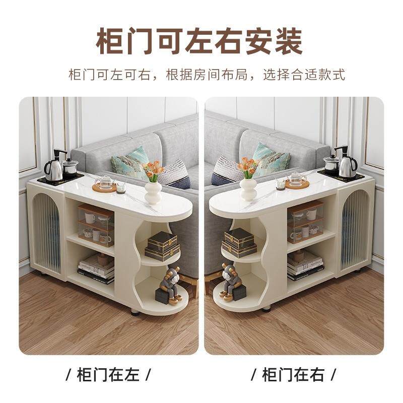 fEL沙发边柜侧边柜客厅岩板方储几轻奢侧边KbH6RYhN物桌子简约角