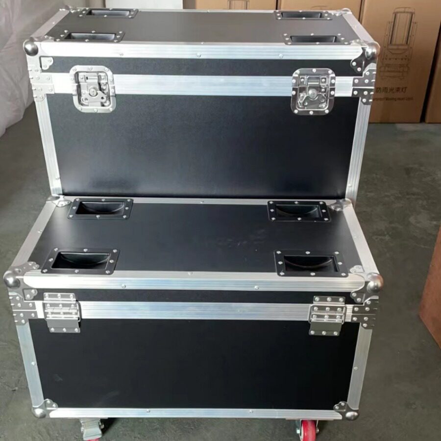 航空箱加厚不锈钢铝板 高端可以移动脚轮;适合各种舞台灯光具,