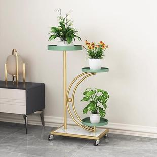 端轻奢铁花艺XPR花架子室内客厅移动绿高植架阳台绿萝高可颜值置