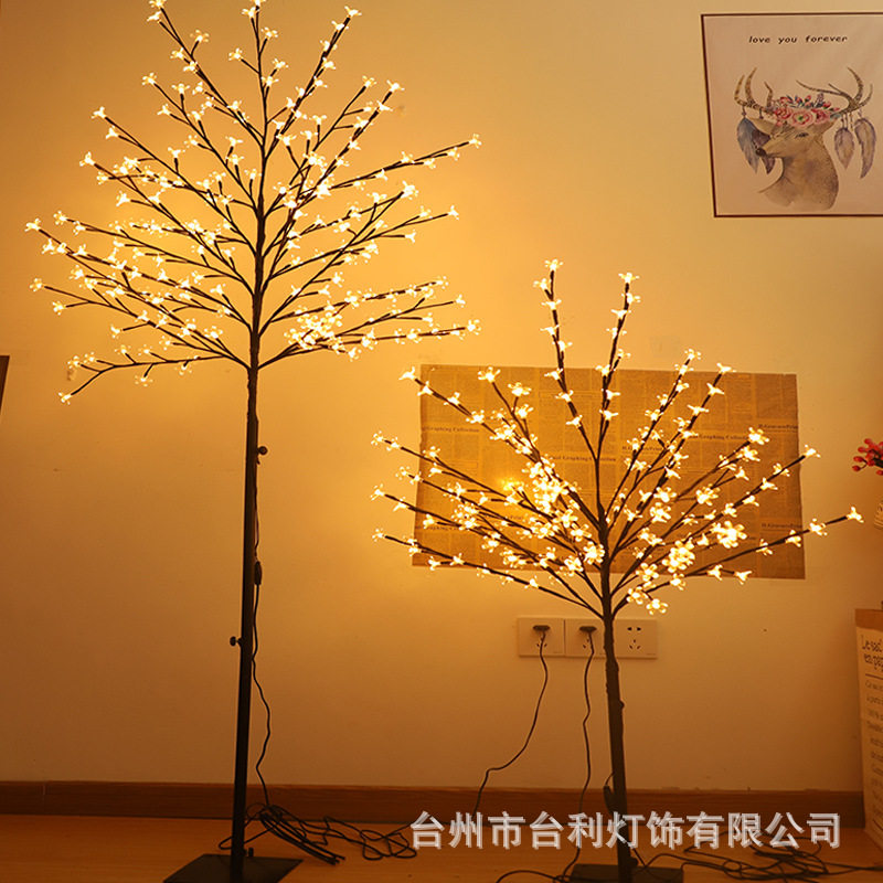 LED仿真桃花树灯欧规户外庭院