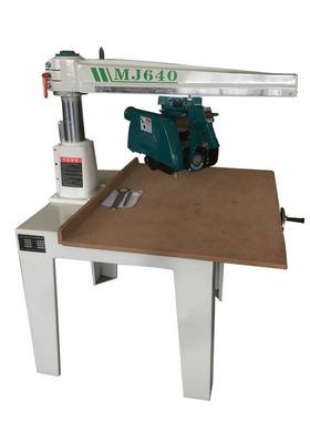 木工机械设备手拉锯多功能精密斜切摇臂台锯MJ640930断料锯拉锯