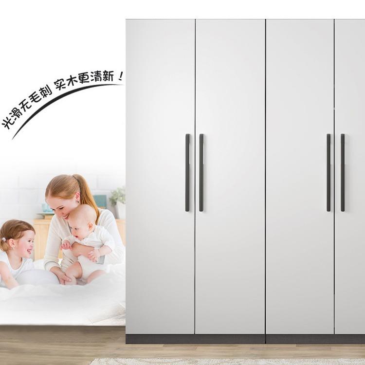 四衣柜家al-69434用实木三门大衣柜组合整体出租房用室卧简易柜子