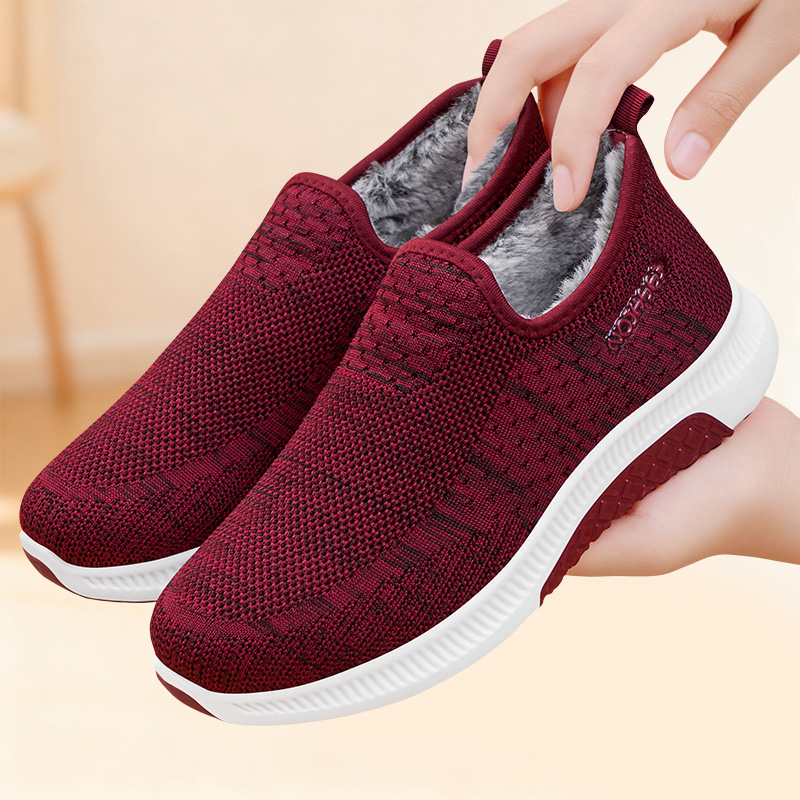 冬季老北京布鞋棉鞋女加绒加厚