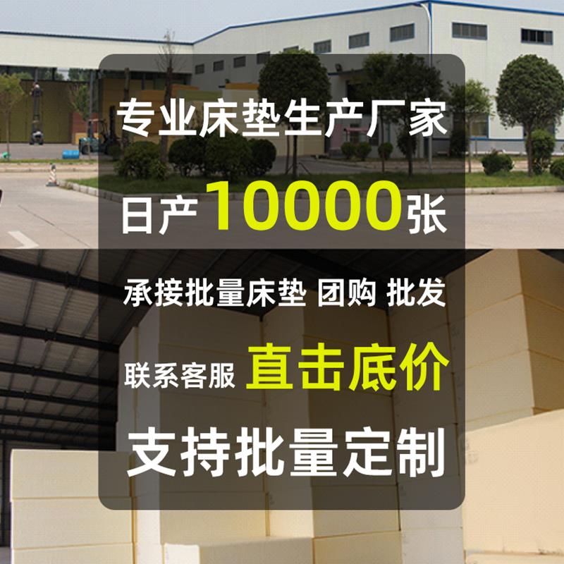 海绵床垫记忆棉加厚高密度学生宿舍单人软垫米5家用海绵垫子定作