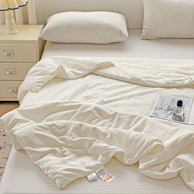 A类全棉贡段k11.提夏被大豆棉纤花维夏凉纯被夏季薄被子色家用被