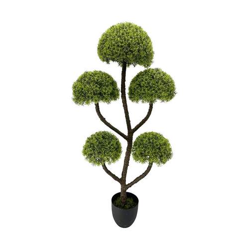 新款仿真米兰蘑菇盆景四季常青家居耐用坚固植物摆件门店装饰绿植