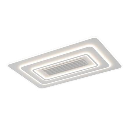 客厅无叶风扇灯一体智能现代简约大气卧室灯创意餐厅led吸顶灯具