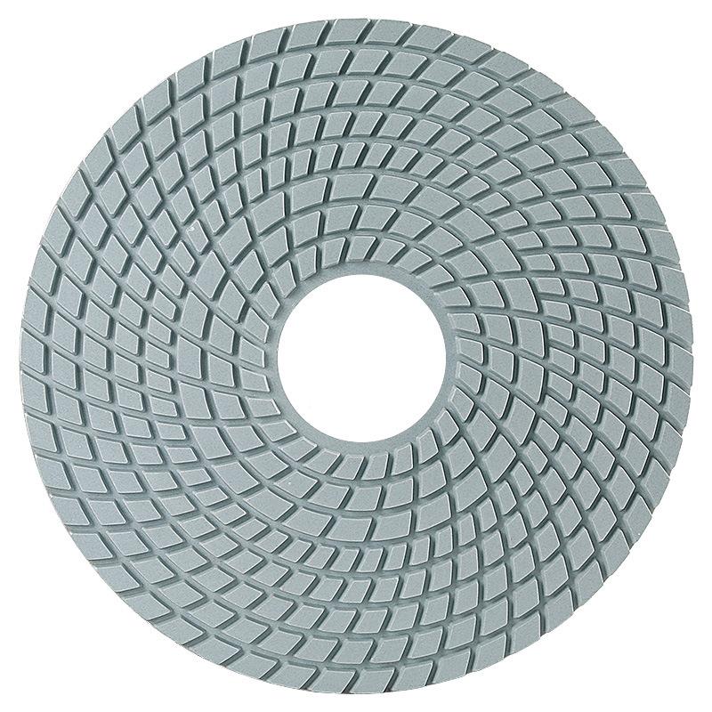 14寸3花5m0m水磨片研磨机抛光片大理石岗岩水石打磨磨地坪翻新片