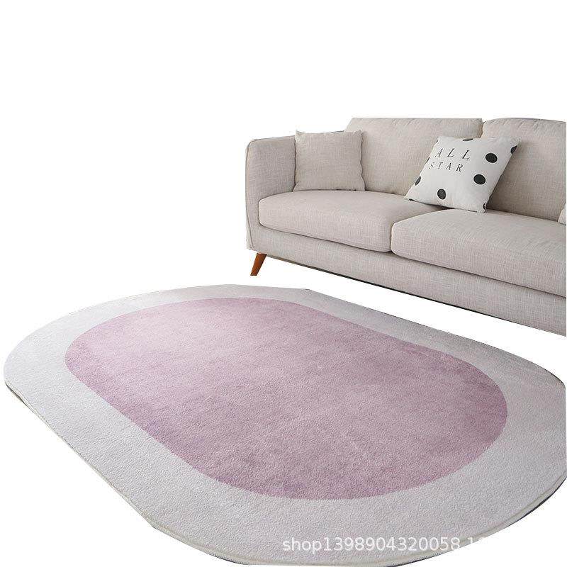 现代简约仿羊绒地毯客厅茶几毯轻奢高级椭圆沙发地毯耐脏卧室地垫,居家布艺,地毯,淘宝优惠券,粉丝福利购,淘宝优惠卷