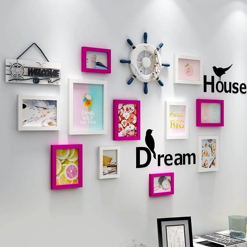 照片墙相框组合影楼婚纱照相架画框创意欧式像框相框挂墙,家居饰品,DIY亲子装饰画,淘宝优惠券,粉丝福利购,淘宝优惠卷