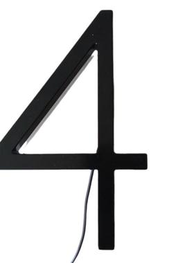 锌合金标牌带LED20cm创意个性金属数字门牌家具门业门牌号