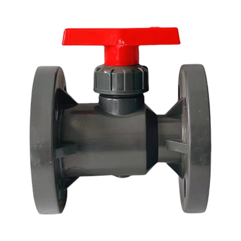 UPVC法兰球阀DN15-DN100PVC-U体法兰球阀工业一阀门法兰球阀