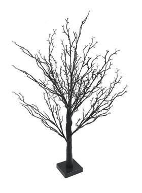 LED仿真树灯橙色万圣节感恩节装饰氛围树灯创意鬼节布置台灯