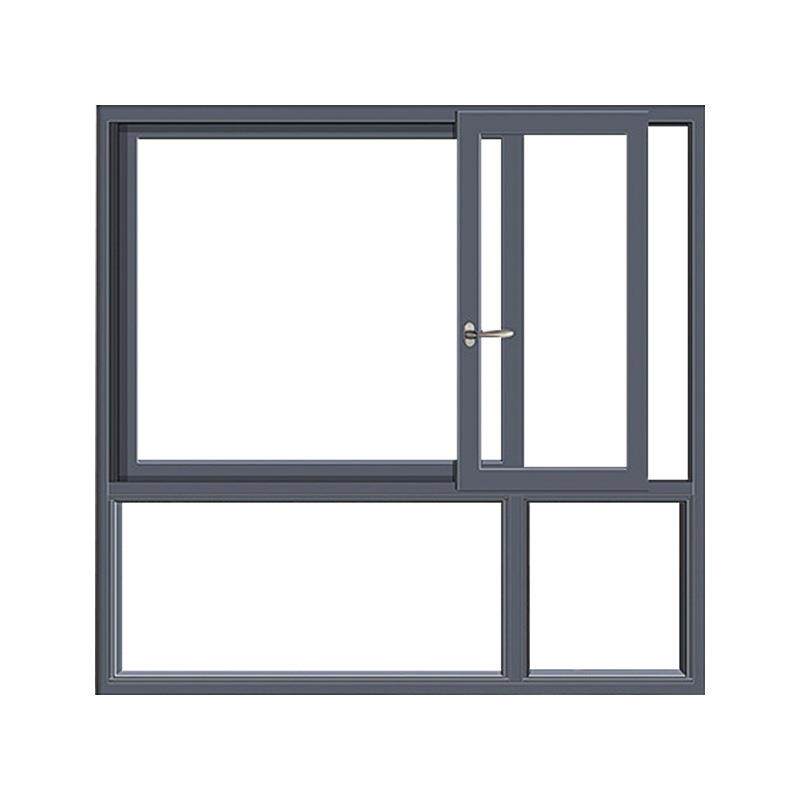 铝合金窗户定制平开窗封窗110系列断桥铝门窗防盗隔音玻璃
