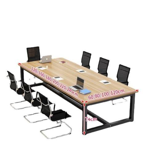 会议桌长桌简约现代长方形办公室大桌子洽谈桌长条桌工作台办公桌
