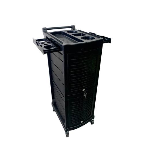 美发推车理发店发廊带锁工具车家用多用途便携收纳置物车