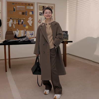 一支探戈丨小个子极简 镇店珍藏801大衣羊毛羊绒外套B版本2541101