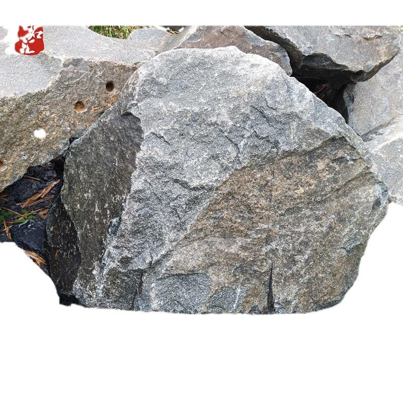 中国黑异型加工墨曜石花园山西黑景石园林假山工程用石中国黑