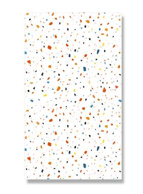 ins墙纸客厅卧室北欧风格彩色橙色橘儿童房间公主女孩无纺布壁纸