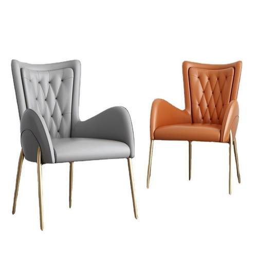 美容院洽谈桌椅组合轻奢创意网红ins化妆椅书房椅休息区接待椅子