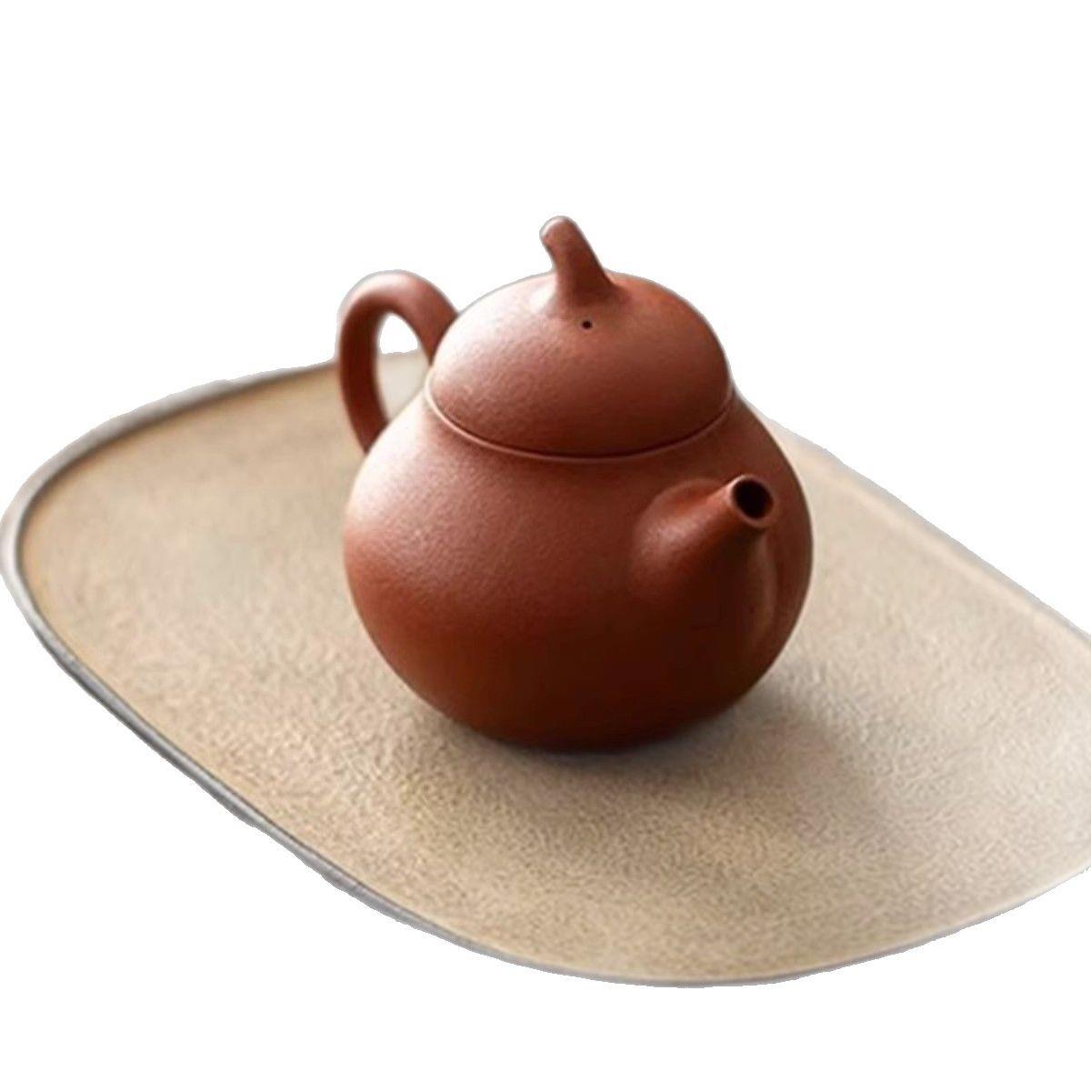 原矿朱泥紫砂壶功夫茶具球孔过滤泡茶壶家用茄瓜壶仿古手执壶茶壶