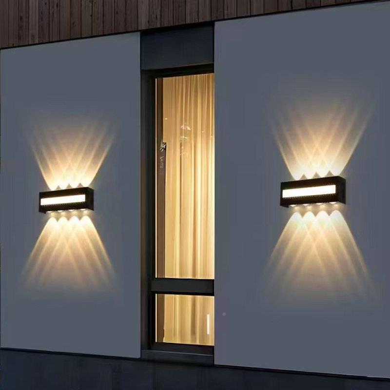 l无品牌/e上d户外防水外墙墙壁壁院灯下照明室外别墅庭照明厂家