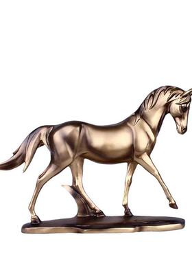 树脂工艺品欧式古铜马老鹰摆件创意客厅电视柜家居装饰品摆设