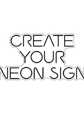 外贸电商UV霓虹灯定制派对装饰ledlight门店招牌亚克力霓虹灯牌