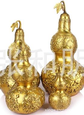 铜葫芦摆件富贵玉堂葫芦摆件