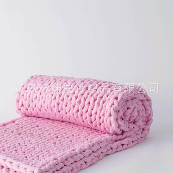 新款重力毛毯线毯手工编织重力毛线毯子厂家直供沙发盖毯线,床上用品,休闲毯/毛毯/绒毯,淘宝优惠券,粉丝福利购,淘宝优惠卷