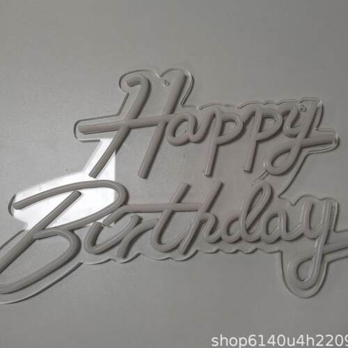 生日快乐led灯霓虹灯灯牌happybirthday字母灯牌氛围灯