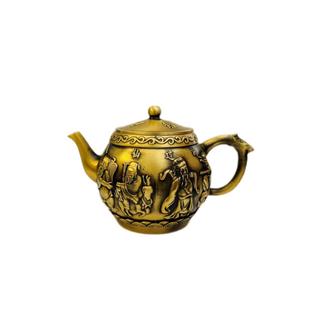 黄铜八仙过海酒壶铜工艺品摆件黄铜餐厅酒壶宴会家居婚庆大小铜器