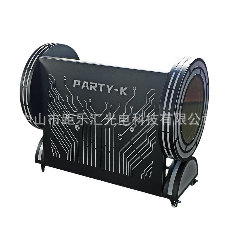 酒吧DJ台KTV派对包房发光打碟机夜店led可移动铁艺亚克力打碟台桌