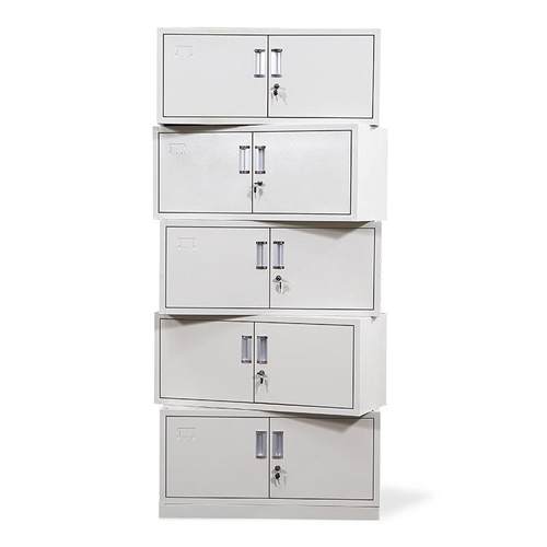 加厚五节铁皮档案柜文件柜带锁凭证顶柜财务柜子办公室储物资料柜