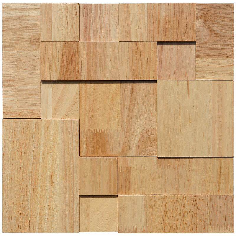 橡胶木小方块原木木质实木马赛克电视背景墙家装客厅阳台玄关瓷砖