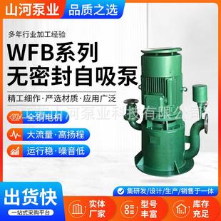 厂家无泄漏大流量立式 WFB系列无密封自控自吸泵 自吸泵排污增压泵