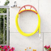 壁挂洗车水管收纳架园艺浇花水管架庭院水管卷管器家用软管收挂架