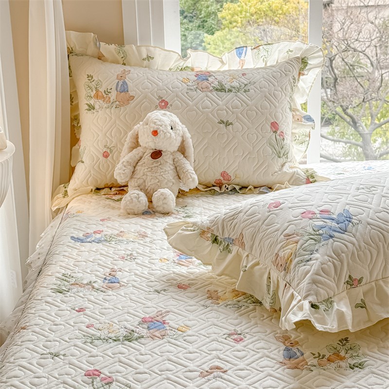 床裙式床罩三件套公主风全棉床笠单件防滑床单套带裙边防尘罩