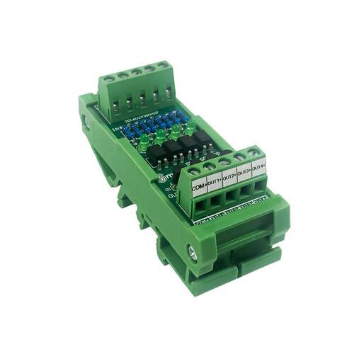 世麦德4路NPN输入，PNP输出光电耦合器模组SMD-G04-NP/DC12V