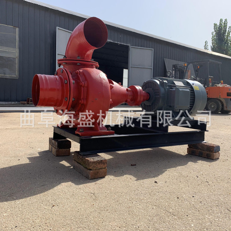 4寸柴油抽水泵 6寸手推抽水泵工地施工排水排涝电机直连抽水泵