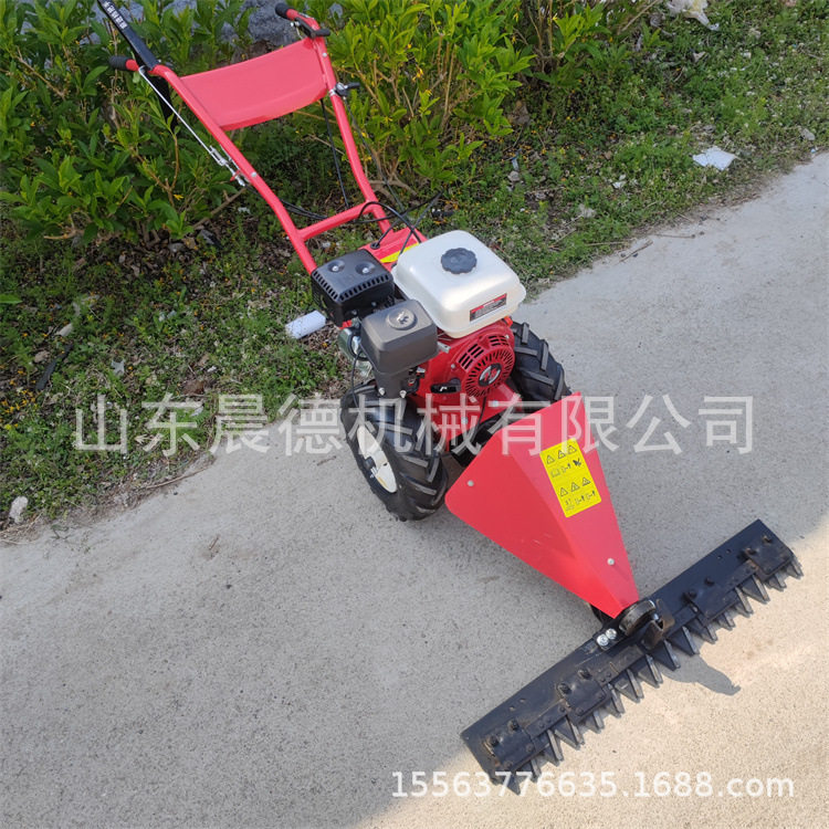 园林草坪修剪杂草清理剪草机 柴油手推剪草机一次性锄草