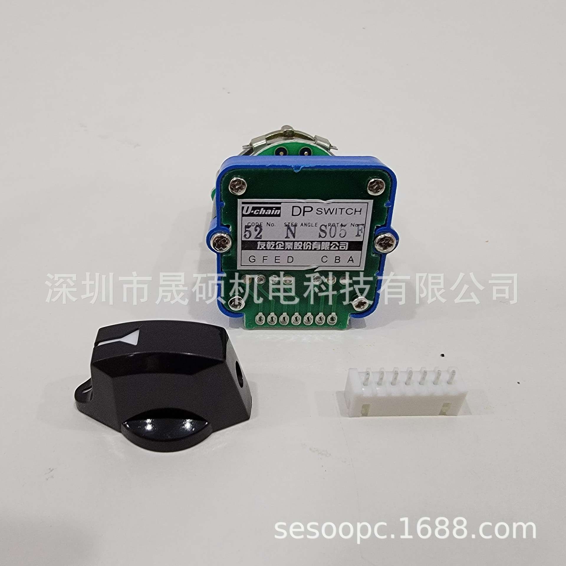 台湾友乾UCHAIN轴选倍率编码波段开关52N 41N 42N 43S 04QN 04QS