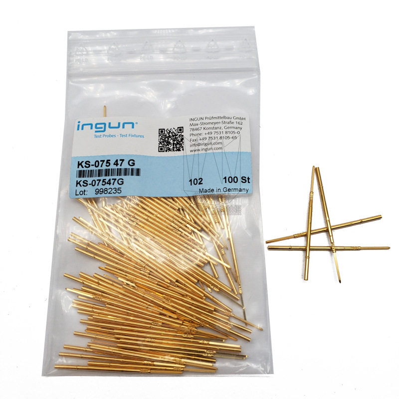 原装正品德国INGUN 075测试针套 KS 075 47G KS075 30G 探针套管