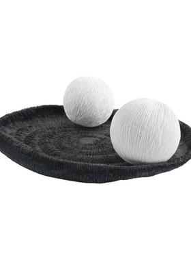 现代极简创意树脂珊瑚纹花瓶北欧家居样板房酒店客厅插花饰品摆件