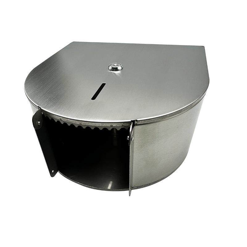 不锈钢大卷纸盒公共卫生间卷纸筒酒店壁挂式擦手大盘手纸盒厕纸架