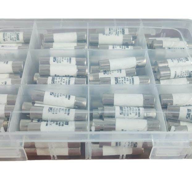 120pcs陶瓷保险丝10x381A2A3A4A5A6A8A10A16A20A25A32保险丝套装