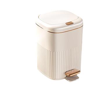 按压垃圾桶可脚踩垃圾筒家用卫生间带盖新款 轻奢卧室客厅可用纸篓