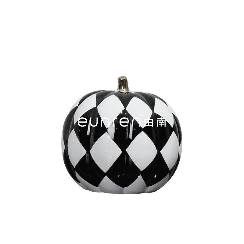 北欧创意波点南瓜树脂摆件现代酒柜样板间儿童房家居茶几软装饰品,家居饰品,装饰摆件,淘宝优惠券,粉丝福利购,淘宝优惠卷